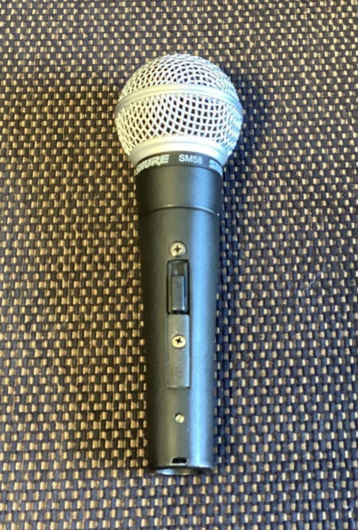 (中古)SHURE SM58S ダイナミックマイク 専用ケース付