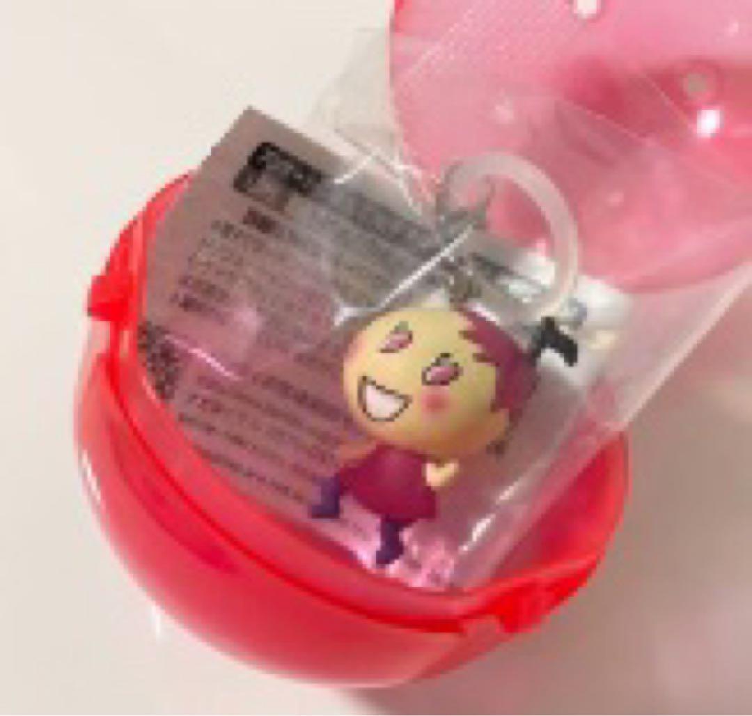 アニメキャラクター キーホルダー ピンク