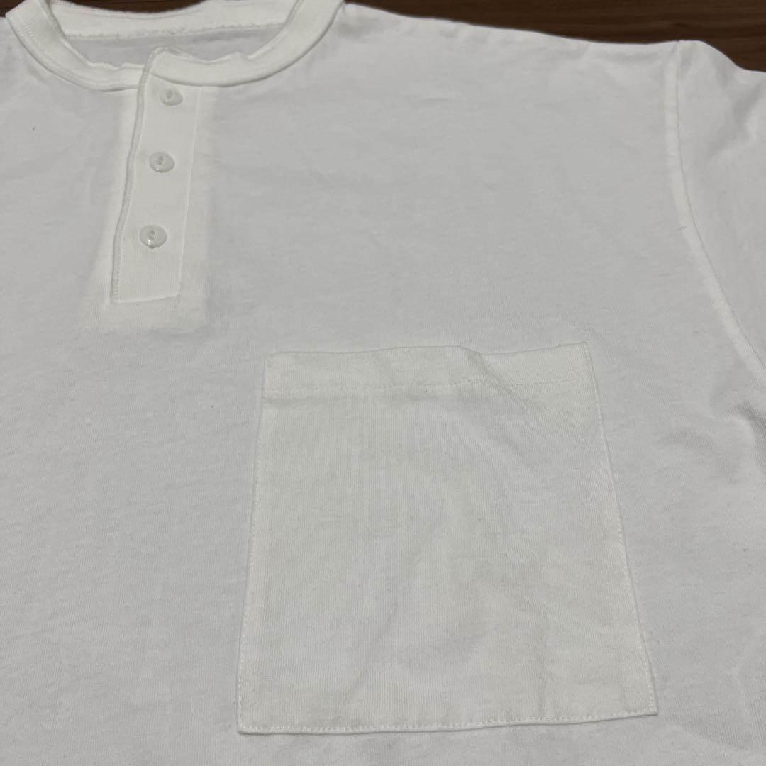 古着 AND FAMILY'S CO ホワイト 長袖カットソー Lサイズ
