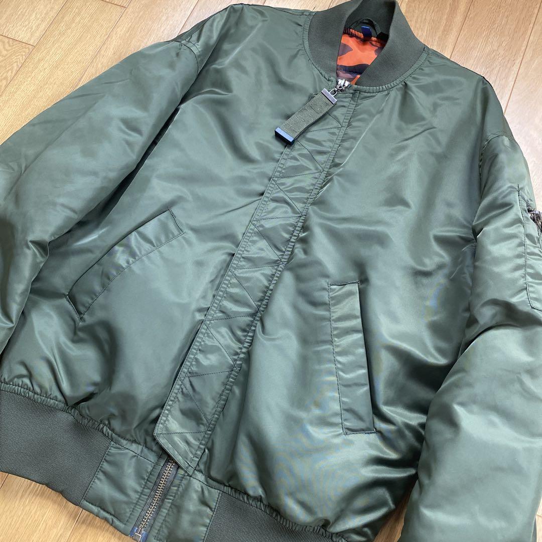  オーバーサイズ MA-1 フライトジャケット OLIVE