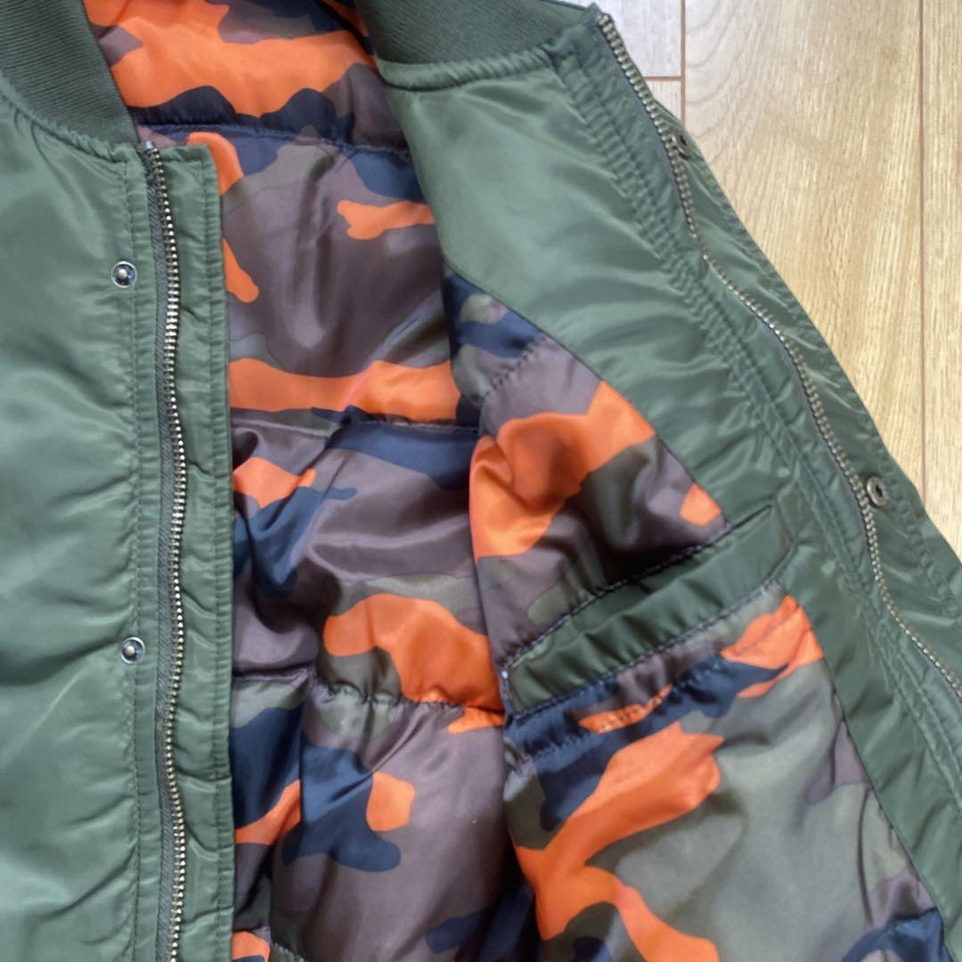  オーバーサイズ MA-1 フライトジャケット OLIVE