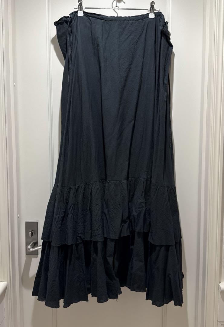 美品　alice auaa 定番スカート　後染めブラック