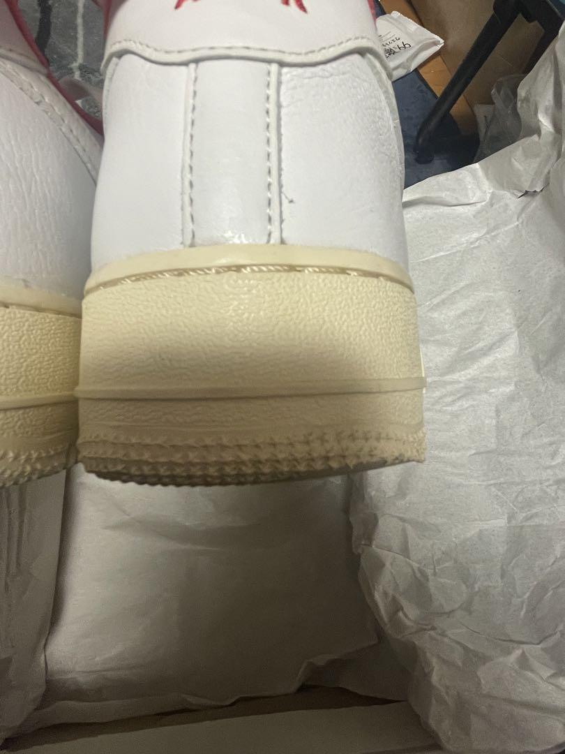 KITH × Nike Air Force 1 Low \"White/Red\"
