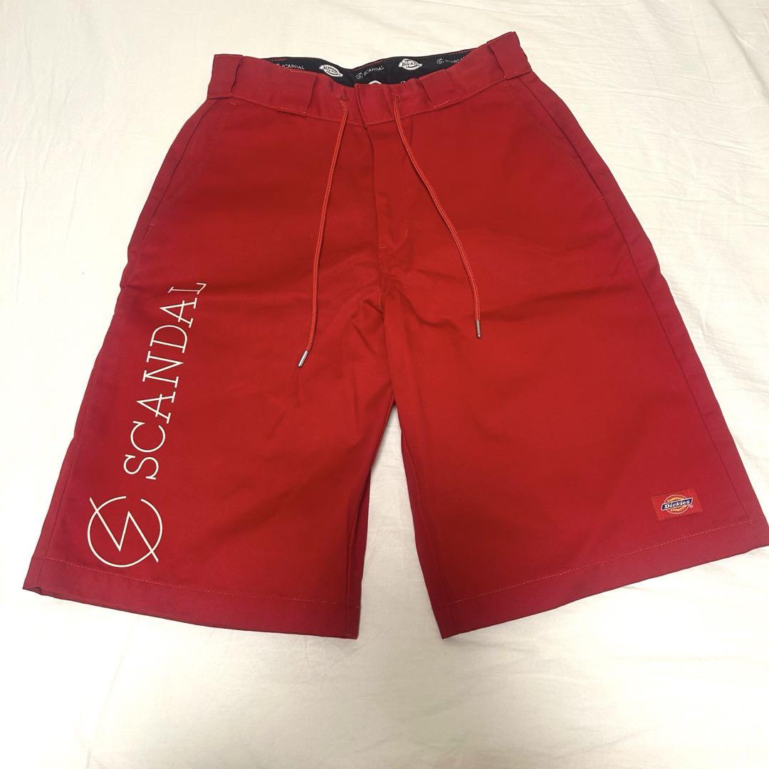 SCANDAL Dickiesコラボパンツ レッド　サイズ28