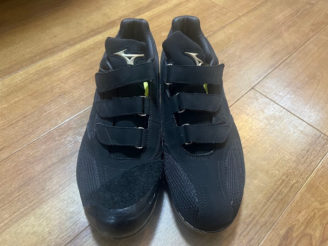 未使用 ミズノGE スエード金属スパイク28cm 右Pカバー付 未使用 ミズノGE スエード金属スパイク28cm 右Pカバー付