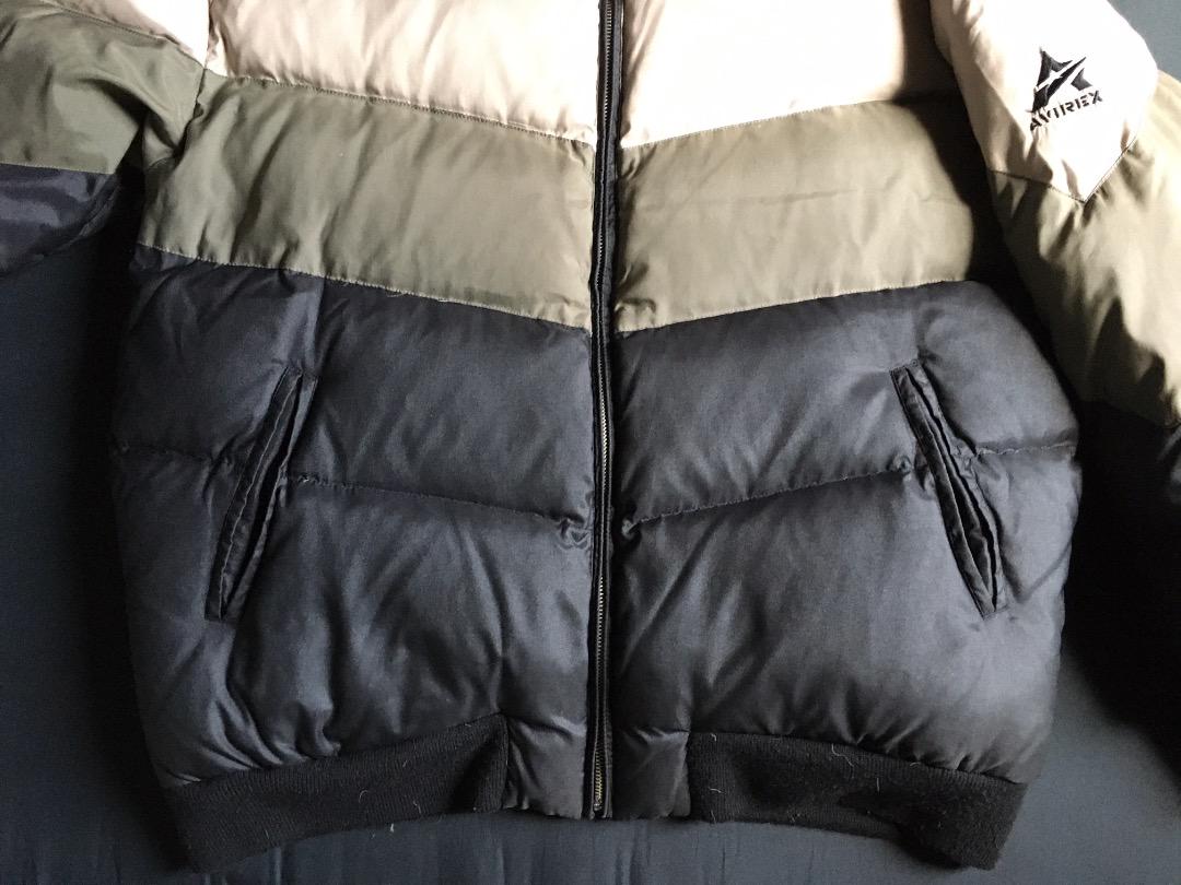 アビレックス AVIREX ダウンジャケット XL USED品 ダウン80%
