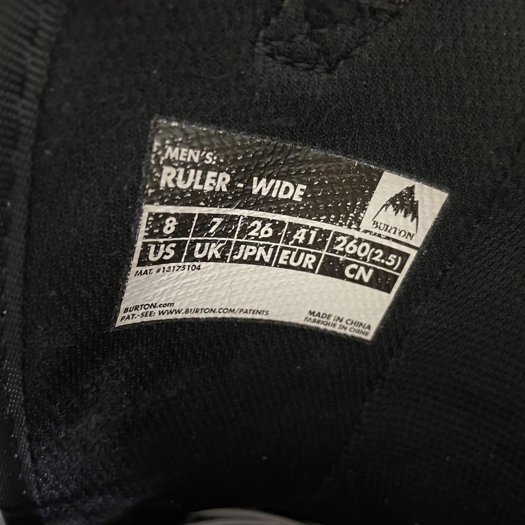 【22-23】BURTON RULER WIDE 26cm