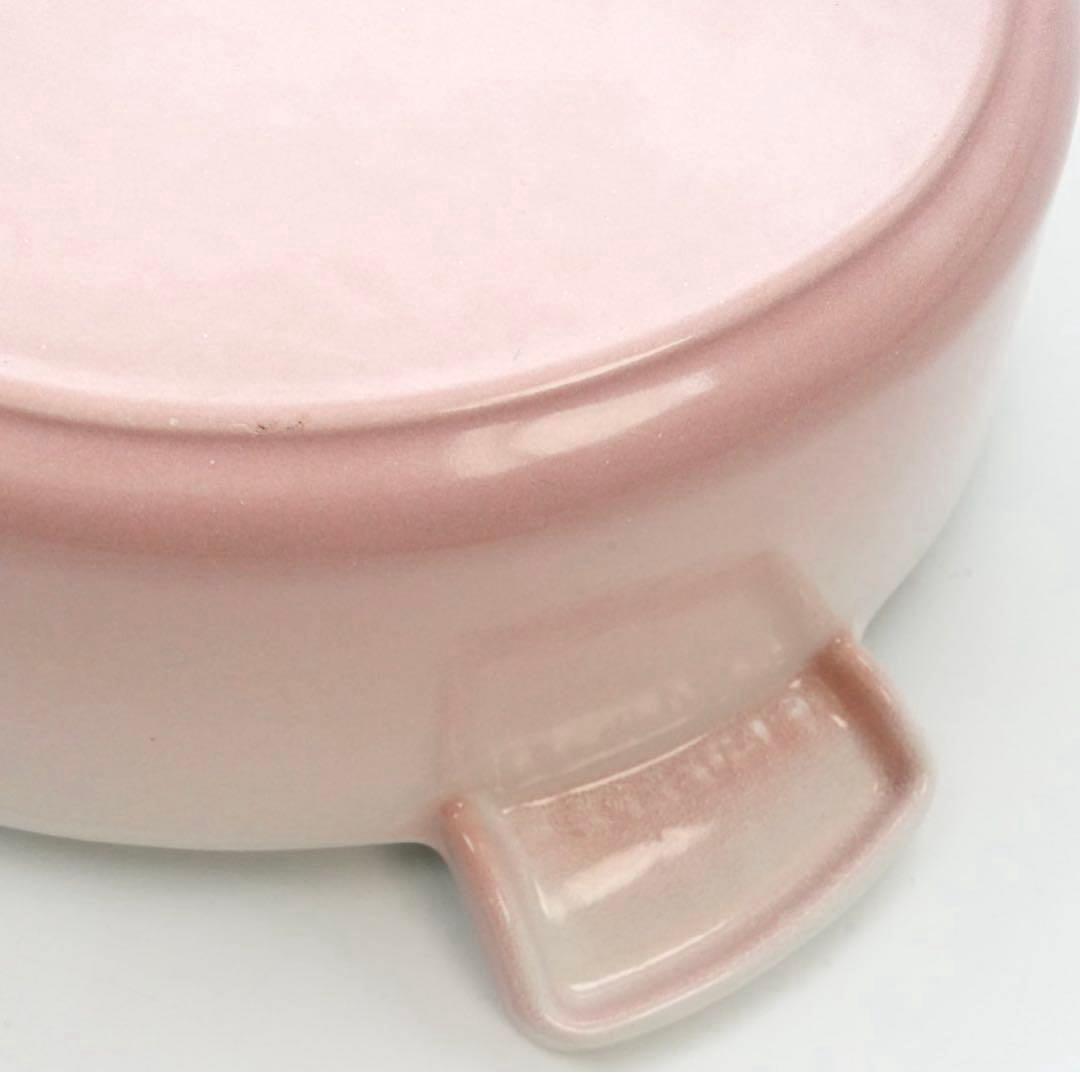 【美品】LE CREUSET ココット ダムール パウダーピンク 18cm 【美品】LE CREUSET ココット ダムール パウダーピンク 18cm