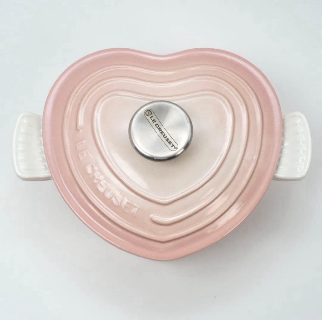 【美品】LE CREUSET ココット ダムール パウダーピンク 18cm 【美品】LE CREUSET ココット ダムール パウダーピンク 18cm