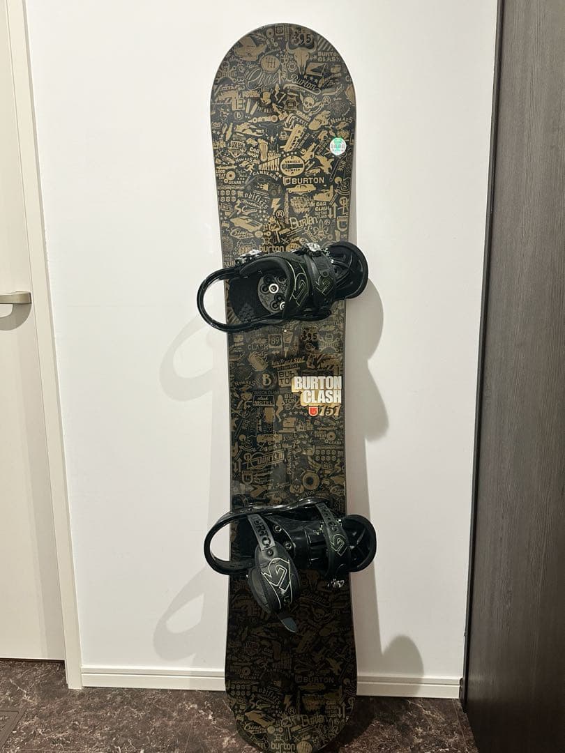 Burton Clash 151cmスノーボード(ビンディング付き)2点セット