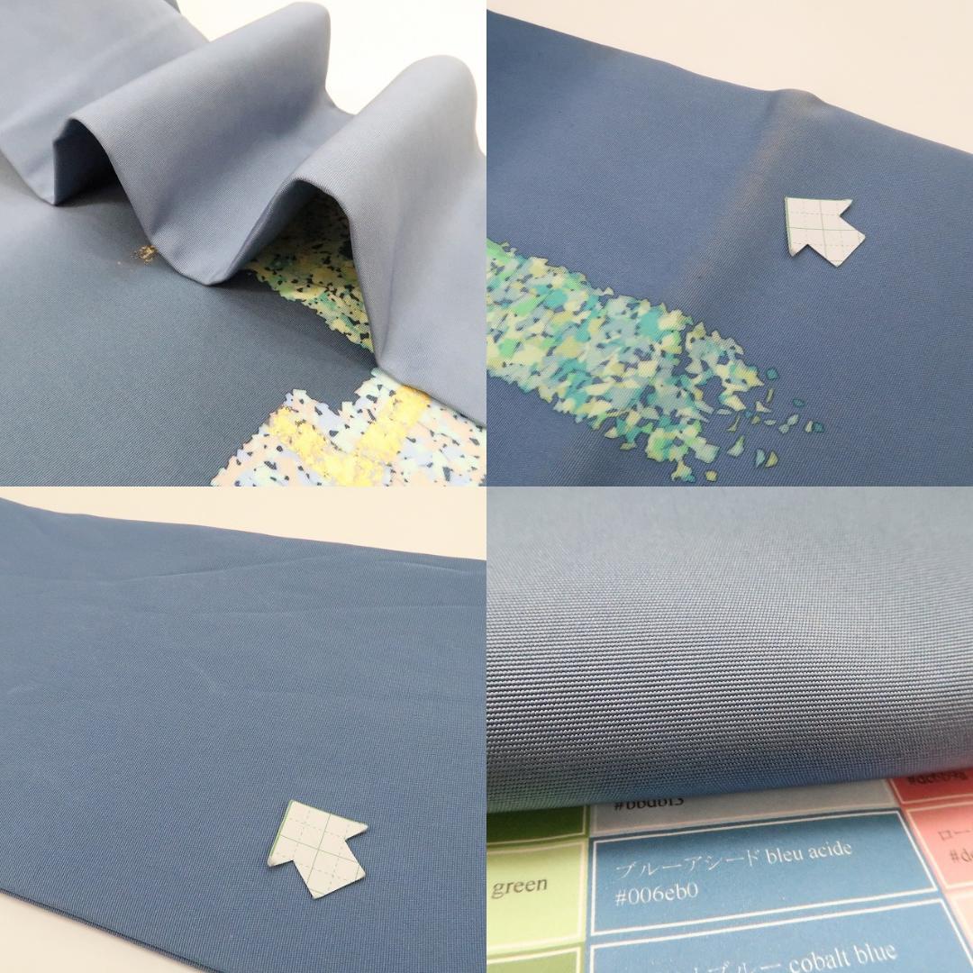 正絹　名古屋帯　塩瀬　作家物　落款あります 正絹 名古屋帯 塩瀬 作家物 落款あります