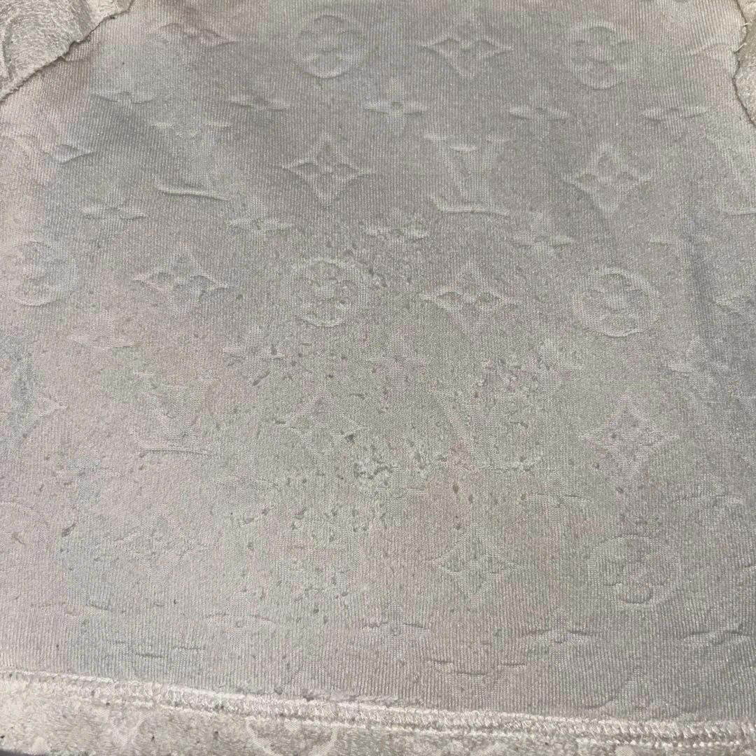 Louis Vuitton ルイヴィトン モノグラムタオル生地 半袖　ホワイト