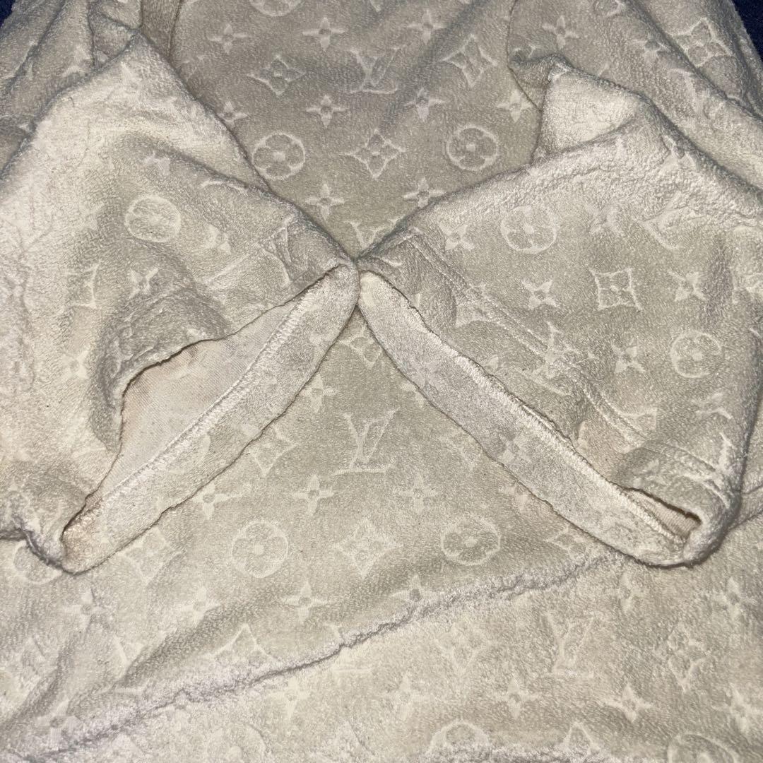 Louis Vuitton ルイヴィトン モノグラムタオル生地 半袖　ホワイト