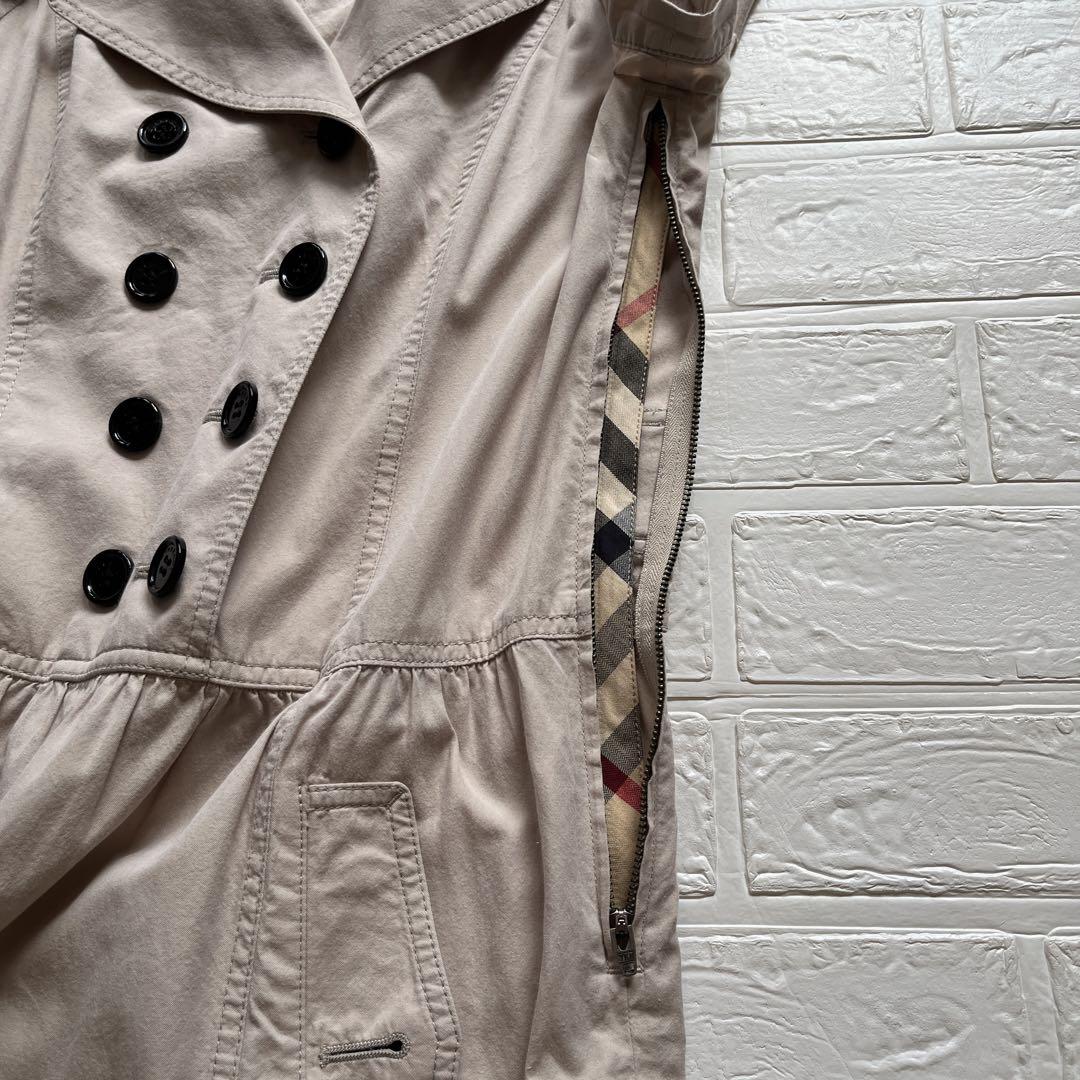 BURBERRY LONDON 》トレンチ風 ベルテッド ワンピース レディース