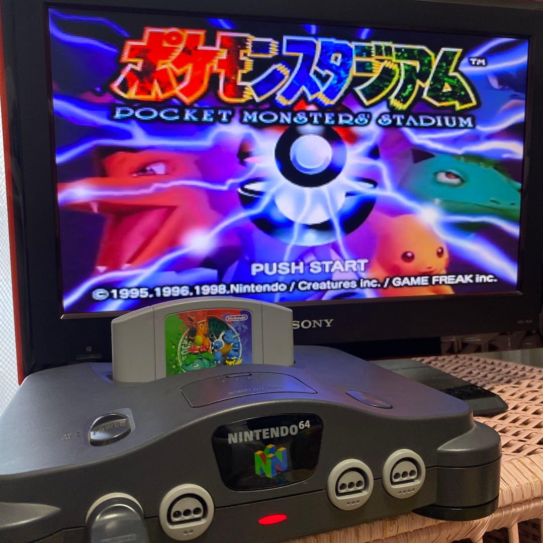 動作 済み Nintendo64 ポケモンスタジアムNintendo 64 YUZUMIYA_COM
