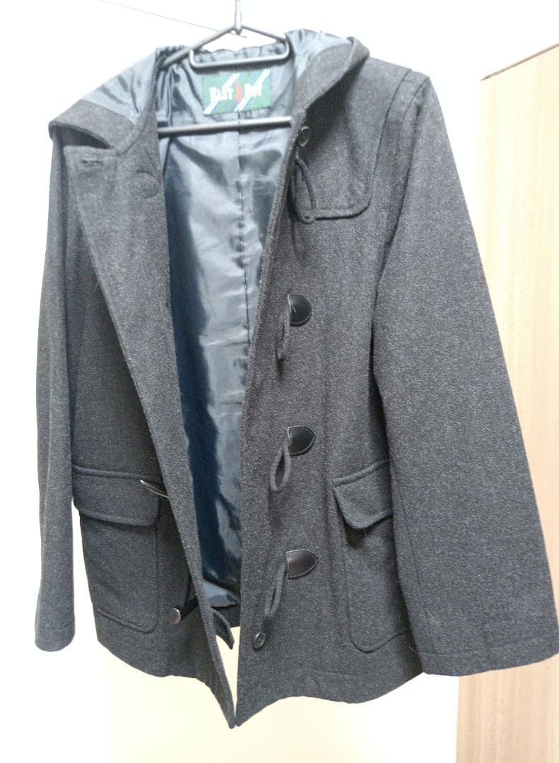 EAST BOY ダッフルコート 9号 グレー クリーニング済 EAST BOY ダッフルコート 9号 グレー クリーニング済