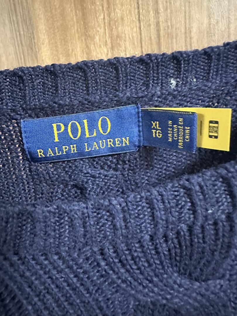 最高級のスーパー Ralph 着用1度のみ美品】Polo Lauren/ケーブルニット メルカリ - トップス