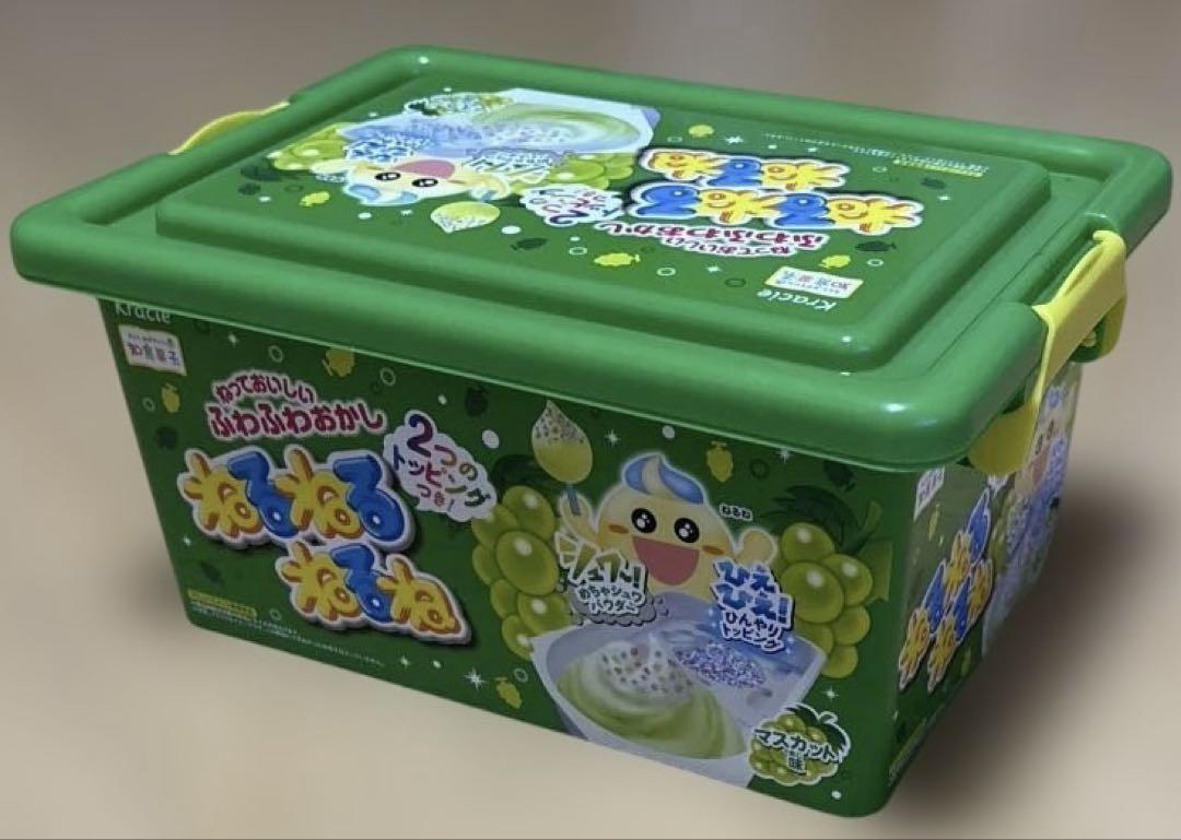 お菓子コンテナボックス ねるねるねるね 収納BOX 緑 - メルカリ