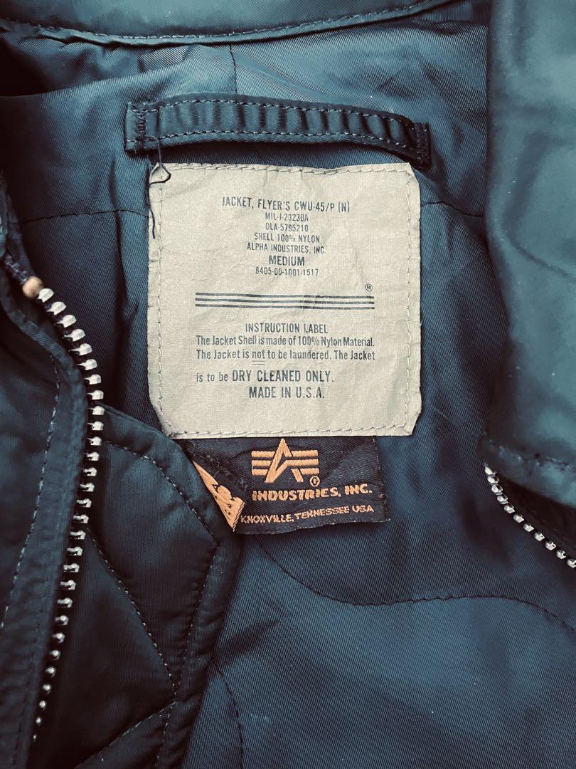 ALPHA INDUSTRIES MA-1 フライトジャケット　usa製