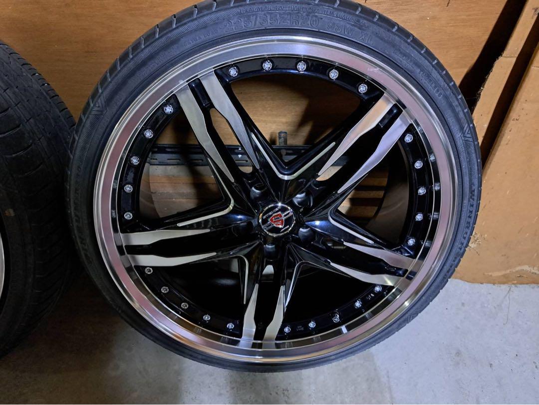 お値段相談可AME シュタイナーLSV 20インチ　225/35/20タイヤ付き