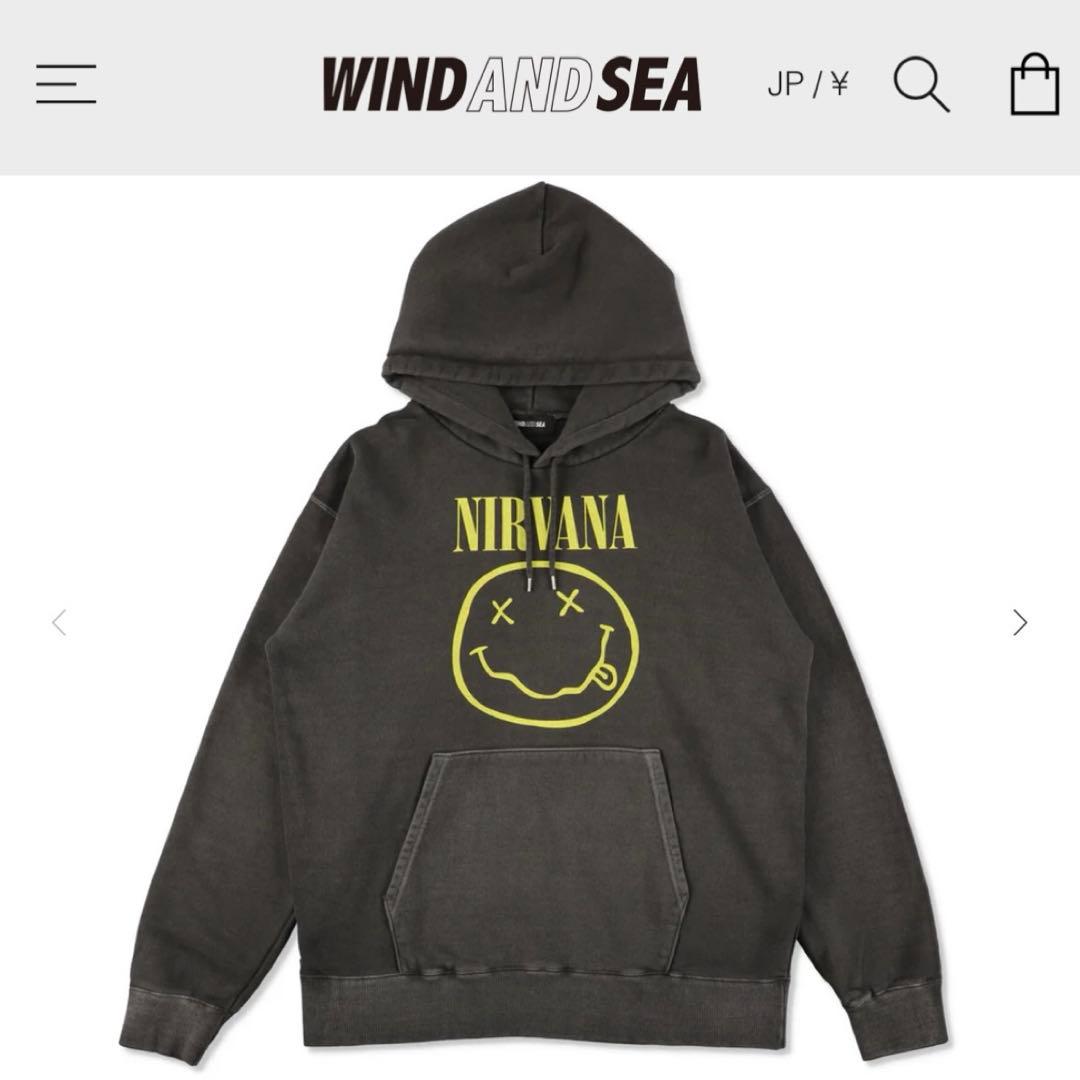NIRVANA SMILEY HOODED SWEATSHIRTM NIRVANA