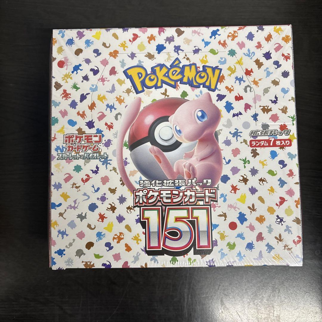 ポケモンカードゲーム151 新品未開封 シュリンク付き 1BOX ポケカ