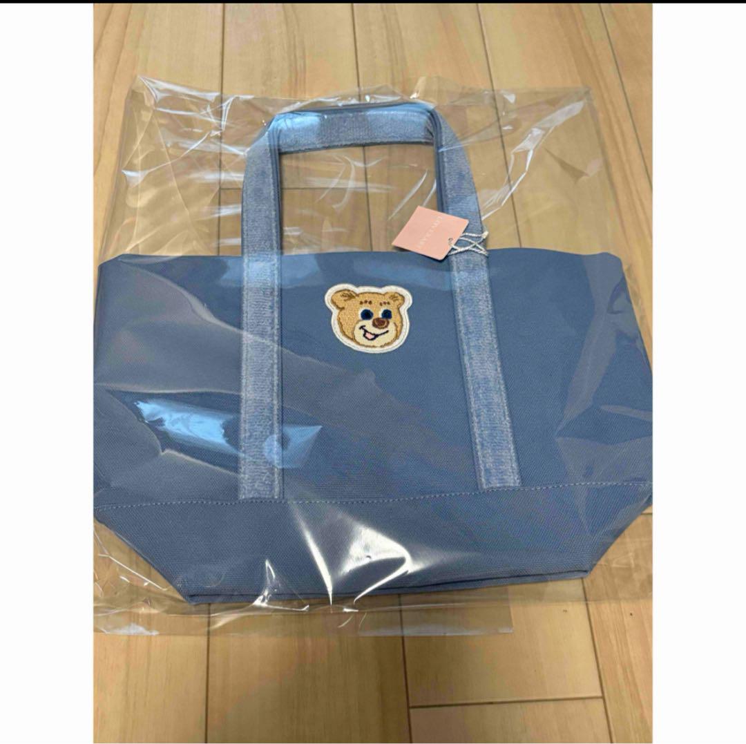 新入荷 新品未開封ラブラリー オールドテディワッペントートバッグ 小 バッグ