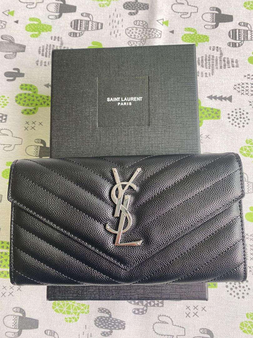 美品 SAINT LAURENT サンローラン 長財布