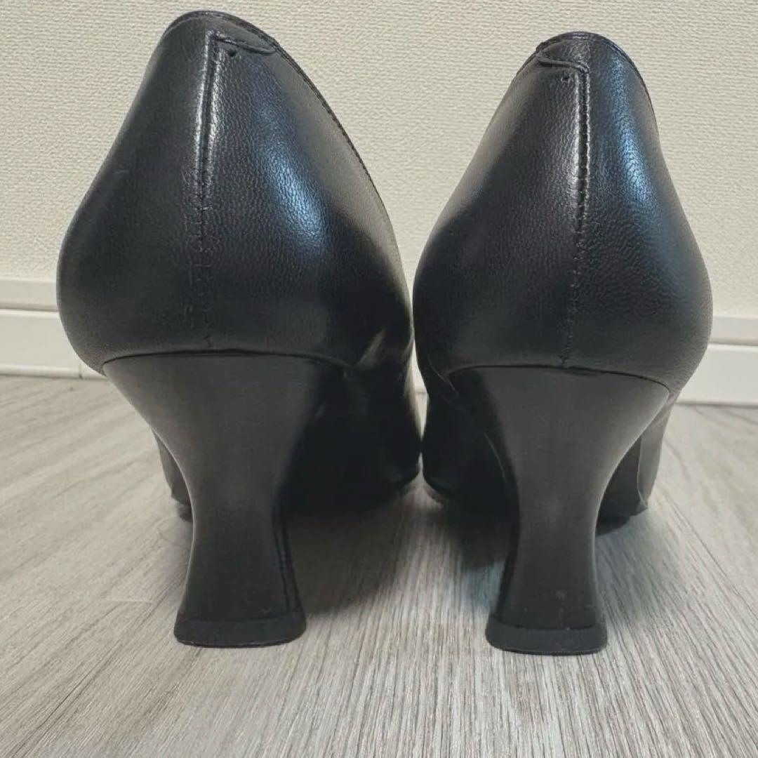 Wacoal ブラック プレーンパンプス 23.5cm