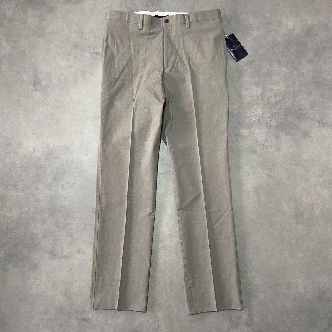 新品】高級Aquascutum スラックス チノパン センタープレス AR46 新品】高級Aquascutum スラックス チノパン センタープレス AR46