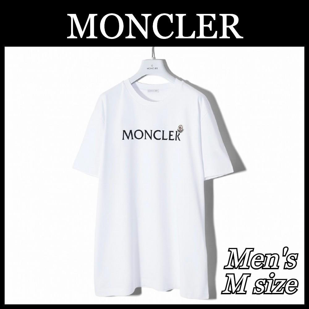 【新品未使用】MONCLER モンクレール コットン ロゴ ホワイト Tシャツ