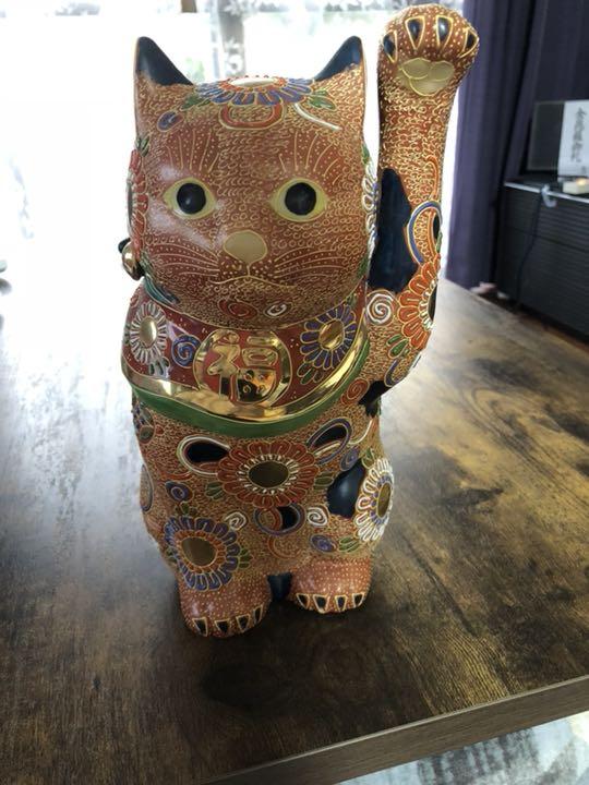 招き猫 九谷焼