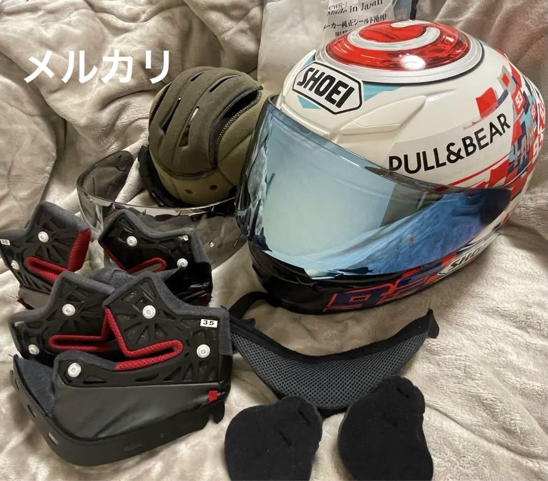SHOEI Z7 マルケス POWER UP! XLサイズ 予備パーツセット 画像1
