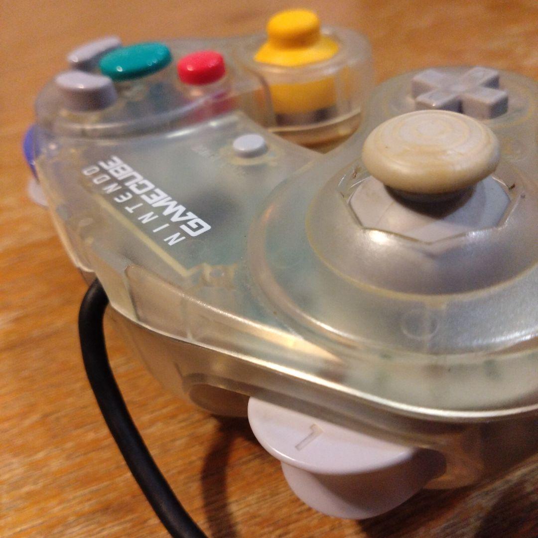 ゲームキューブ　コントローラー　透明