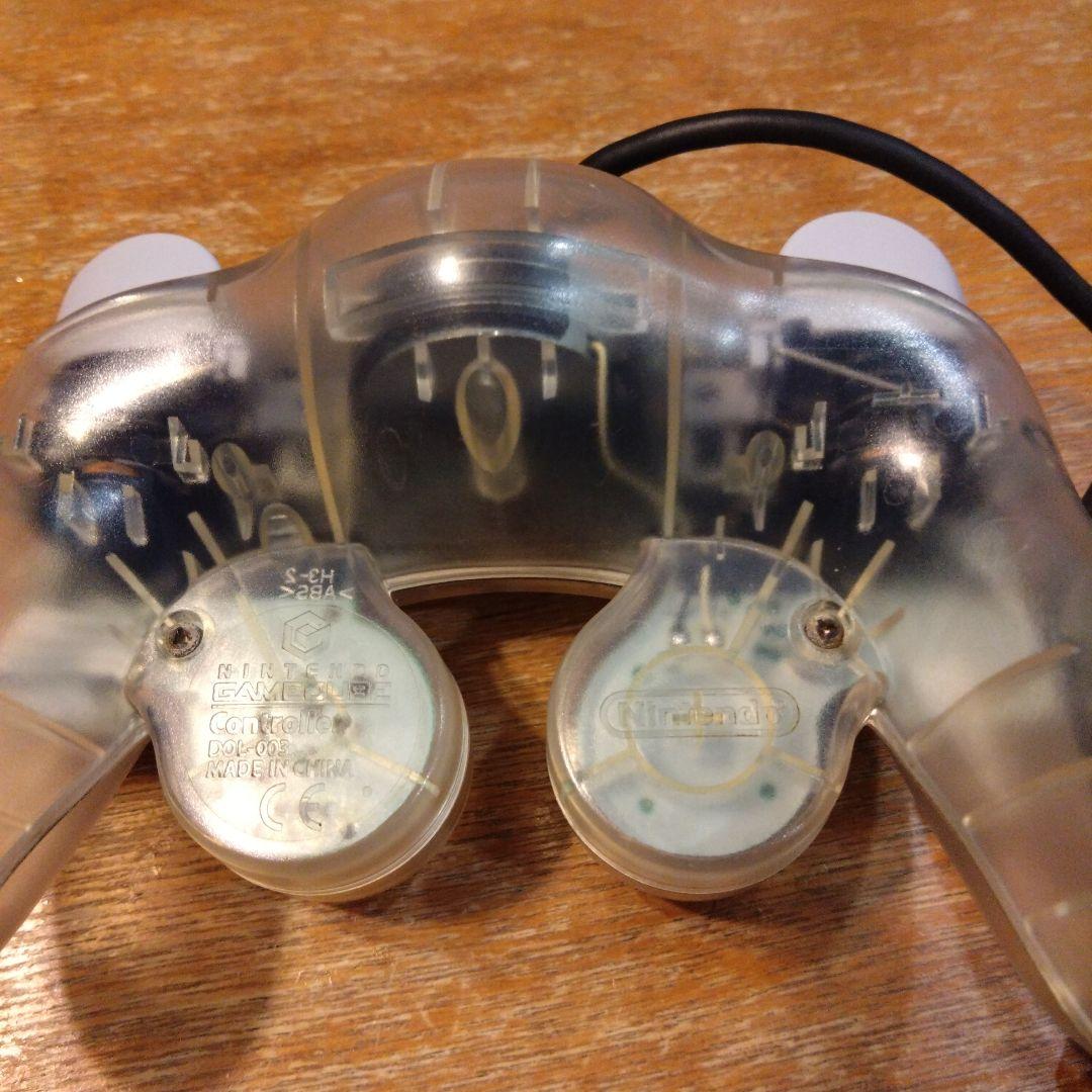 ゲームキューブ　コントローラー　透明