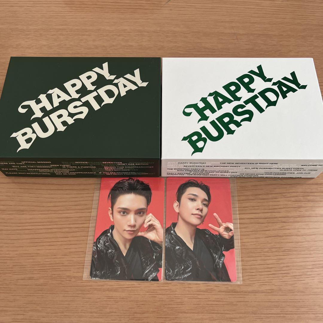 Seventeen ジョシュアhappy burstdayトレカセット - メルカリ