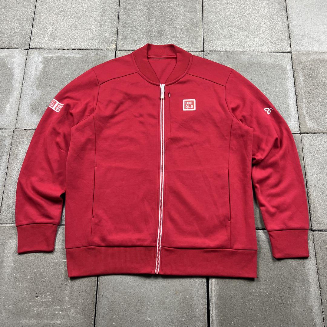トップス 2016 UNIQLO Air K track jacket red XL
