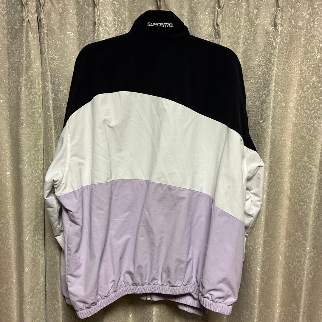 Supreme ナイロンジャケット Lサイズ ブラック/パープル Supreme ナイロンジャケット Lサイズ ブラック/パープル