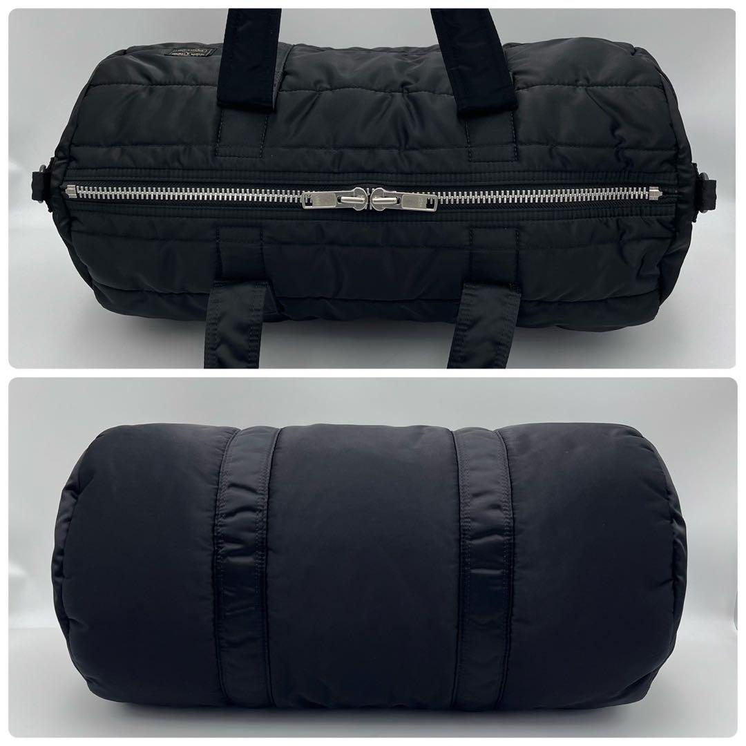【極美品】PORTER ポーター タンカー 2way ボストンバッグ　（S） 極美品 ポーター タンカー 2way ボストンバッグ S ブラック ナイロン