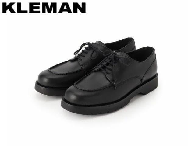 数量は多】 新品□フランス製 KLEMAN FRODAN 革靴 黒 42 クレマン