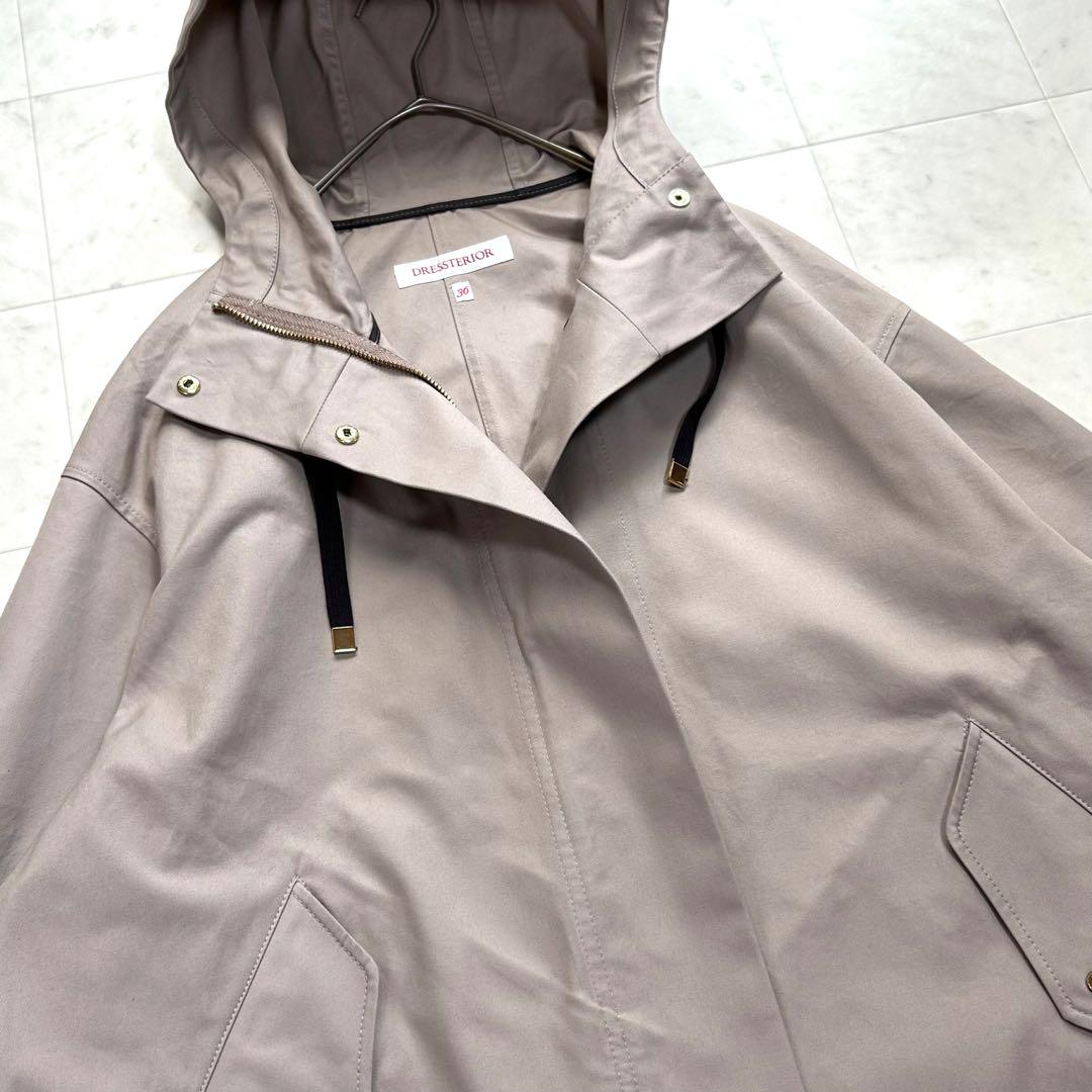 美品  DRESSTERIOR ドレステリア 23SS人気 ショートモッズコート