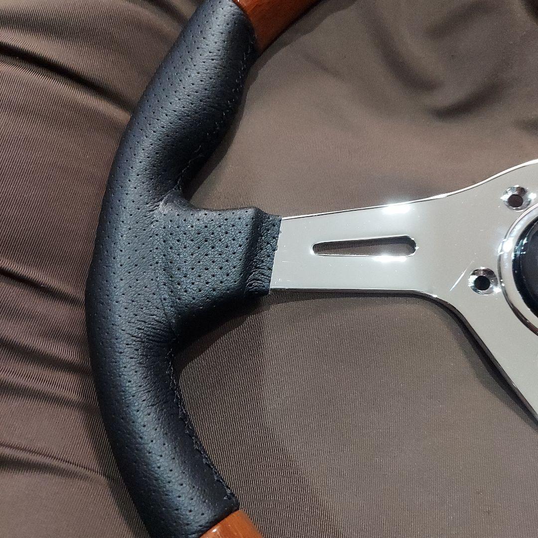 2022新作 D型 ウッド ステアリング デコトラ ハンドル MOMO NARDI