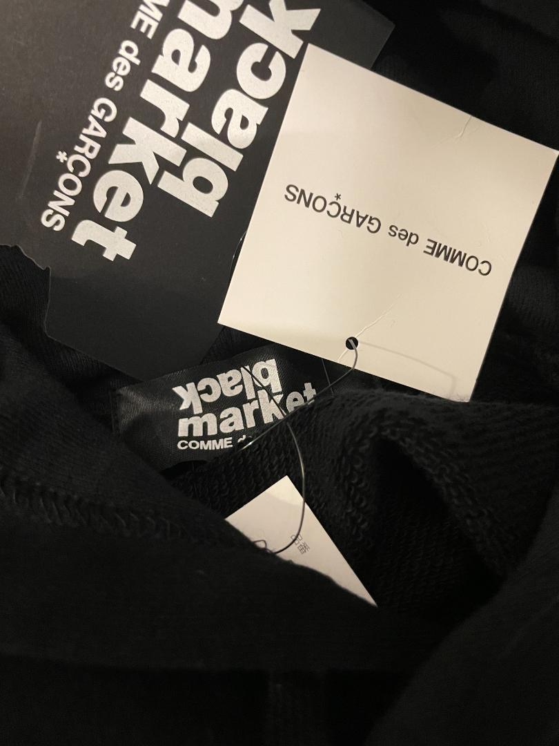 XXL CDG Stussy Black Market パーカー ギャルソン