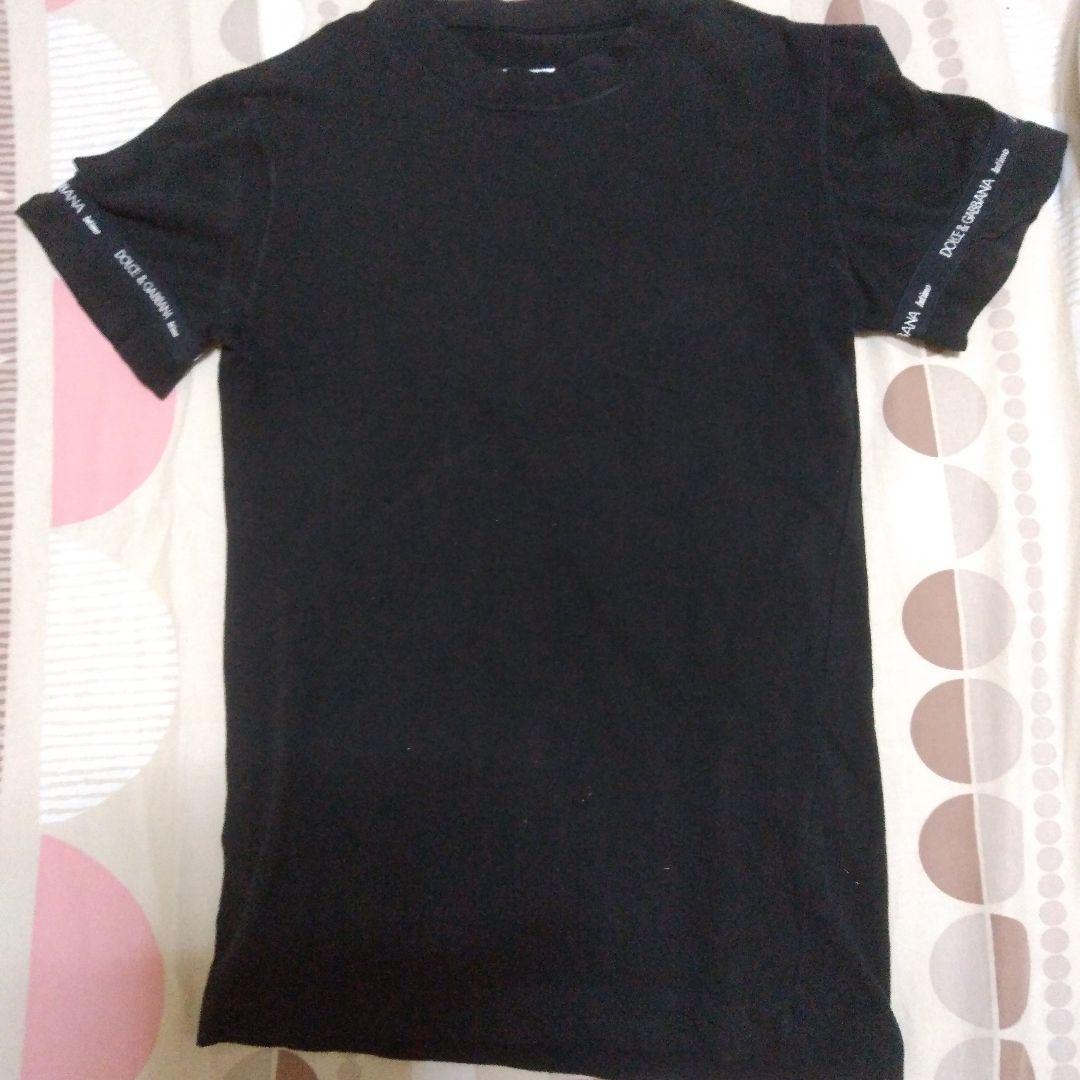 DOLCE & GABBANA ブラック半袖Tシャツ - メルカリ