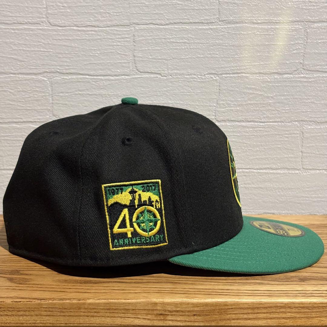 NEW ERA シアトル マリナーズ 59fifty 40th ダークグリーン