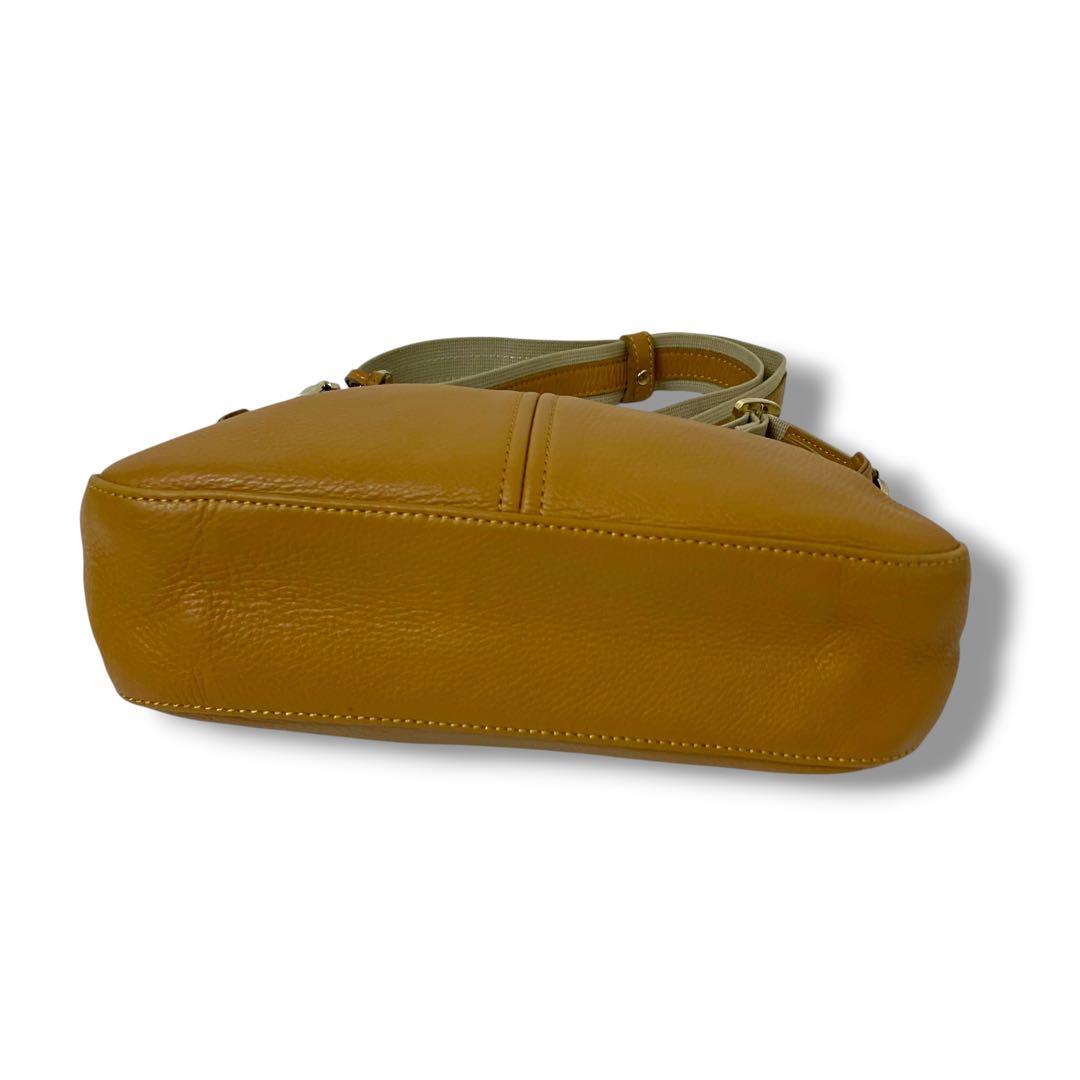 aniary アニアリ オールレザー ショルダーバッグ シボ革 ブラウン KARIMZIABAT_FR