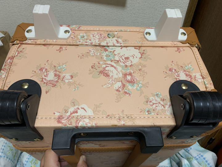 リズリサ 花柄 鍵付き t6wzH-m56198069271 タグ付きキャリーケース 新作お得