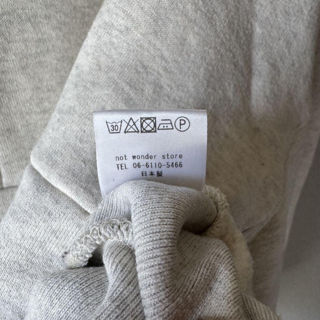 wonderland Half zip sweat ハーフジップスウェット