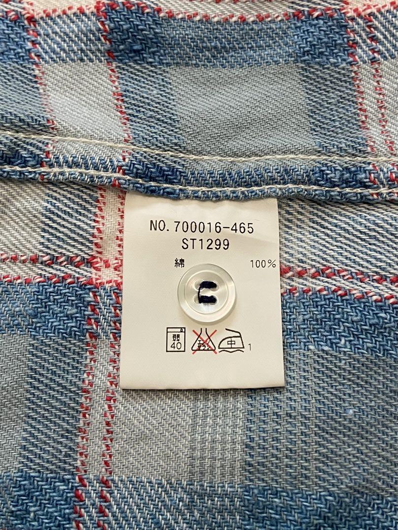 BLUE BLUE インディゴ染め INDIGO DYE ウエスタンシャツ