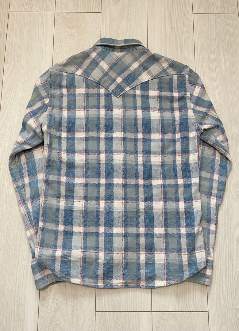 BLUE BLUE インディゴ染め INDIGO DYE ウエスタンシャツ